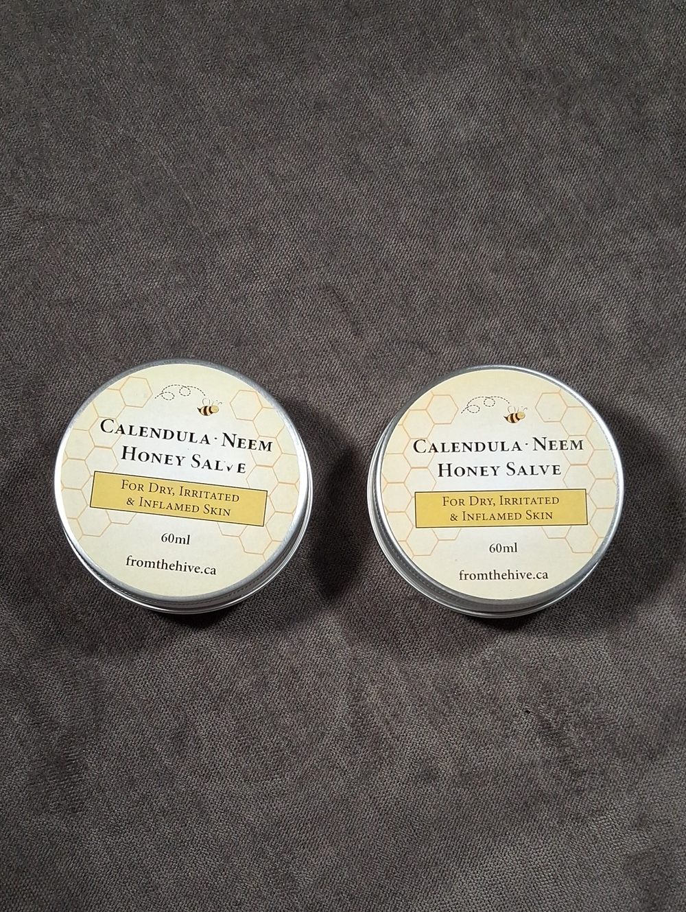 Lot of 2 Calendula Neem Honey Salve 60ml NEW *For Dry, Irritated & Inflamed Skin